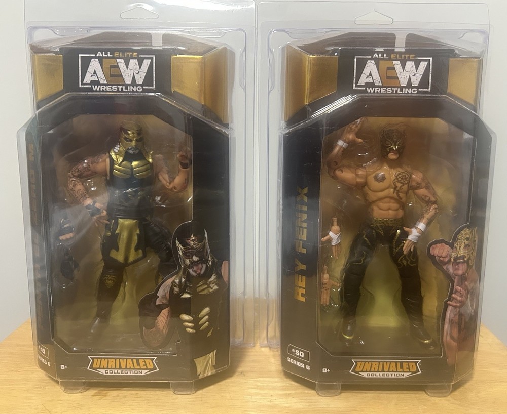 PENTA EL ZERO M & REY FENIX AEW UNRIVALED SERIES 6 FACTORY SEALED W/DEFENDERS