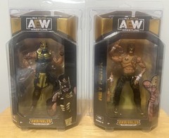PENTA EL ZERO M & REY FENIX AEW UNRIVALED SERIES 6 FACTORY SEALED W/DEFENDERS
