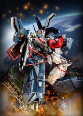Kids Logic ST21 Robotech VF1J Heavily armored 19in（H）Limited Figure Statue Mode