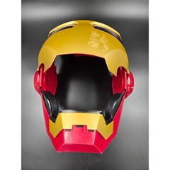 Marvel Iron Man Electronic Flip Up Mask Hasbro 2010 Red Gold Avengers Helmet