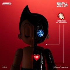 1PCS New GONG X Pop Mart Astro Boy (Mighty Atom) Alloy Action Figure Model in S