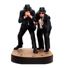 The Blues Brothers Jake and Elwood 7-Inch Figure Set With Light-Up Stage