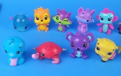 Hatchimals Colleggtibles 29 Figurine Lot Mini Animals Sea Pony Hippo Cat Glitter