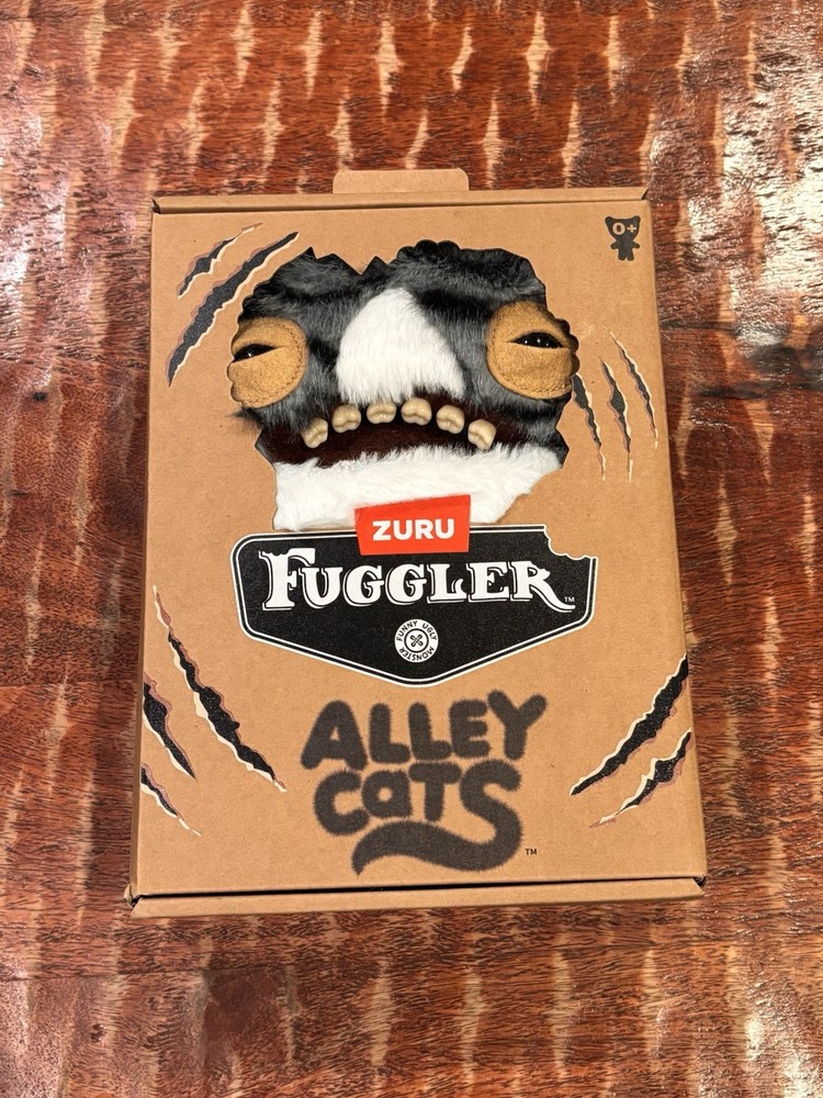 ALLEY CATS Zuru Fuggler WIDE-EYED CAT 9″ (NEW) NIB