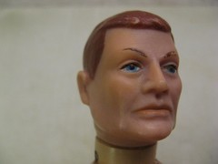 1964 GI Joe Vintage Hasbro 12” SOTW Foreign Face Figure, Red Hair, Bare