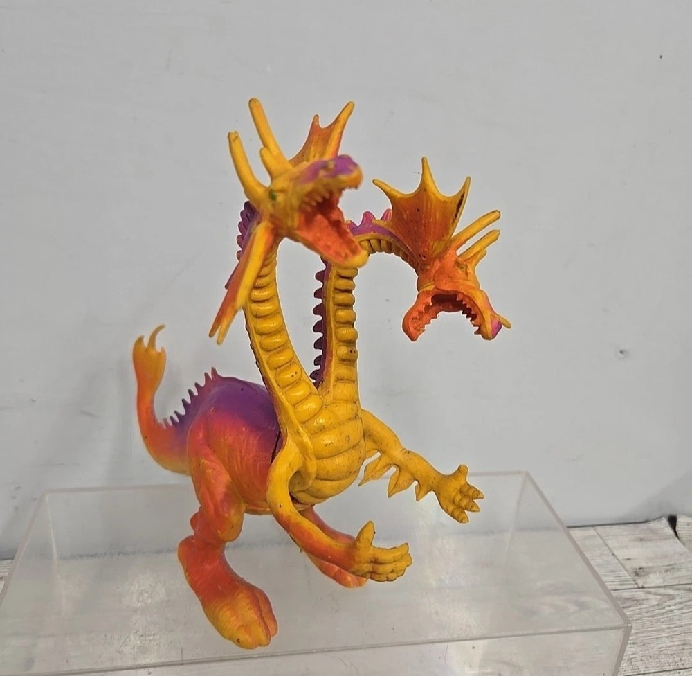 Vintage 1982 ARCO The Other World Gaifand Two Headed Orange Dragon