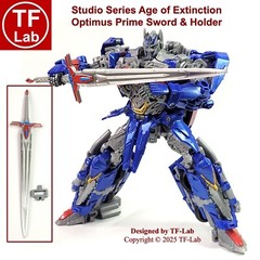 Sword and Holder: The Last Knight Nemesis Prime Transformers Studio Series
