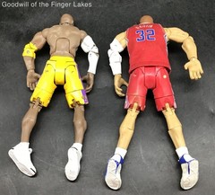 Bundle of Two Jazwares NBA Heroes Basketball Action Figures