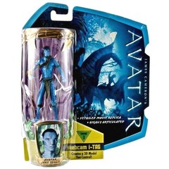 James Cameron’s AVATAR Jake Sully Action Figure webcam i-Tag 2009 Mattel – NEW