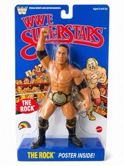 WWE Superstars Lot of 3 The Rock Jake Roberts Roddy Piper Mattel Sealed