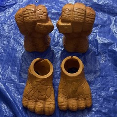 Toy Biz Marvel Fantastic 4 Electronic Thing Hands + Feet WORKING