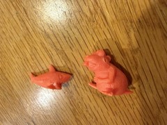 Donkey Kong Country Keshi Figure Enguarde Rambi Winky Expresso Kruncha Squawks