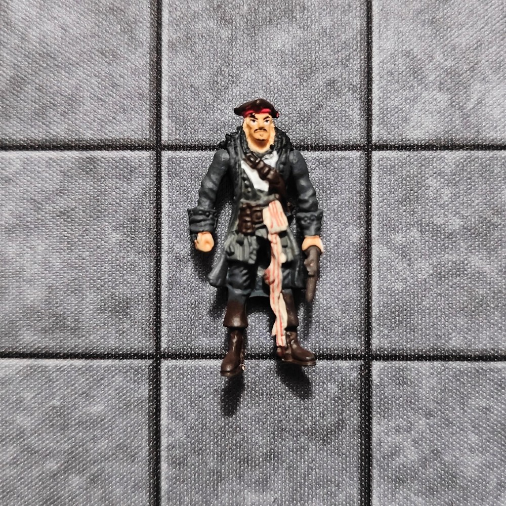 CAPTAIN JACK SPARROW Pirates of the Caribbean Mini Playset Figure Zizzle 1.25in