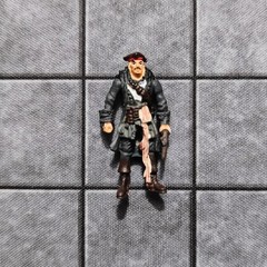 CAPTAIN JACK SPARROW Pirates of the Caribbean Mini Playset Figure Zizzle 1.25in