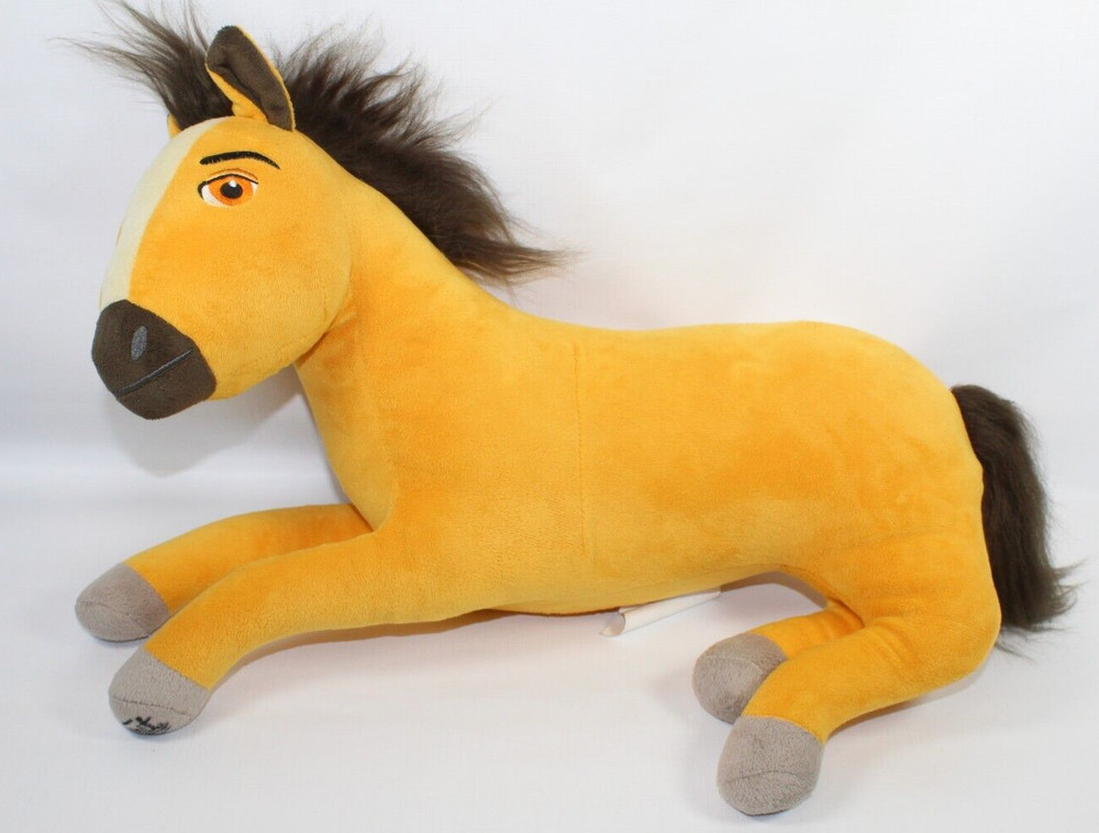 Dreamworks Spirit Riding Free 17″ Plush 2021 Stuffed Horse Buckskin Laying down