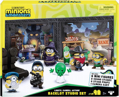 Minion Toys Illumination’S Monsters Backlot Studio Set, Build Your Monstrous Hol