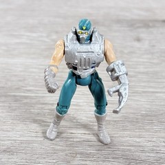 Battle Builders Vintage 1996 Toy Biz Rig Ripper Complete With Figure & Stickers