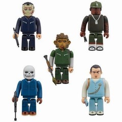 Medicom Toy Kubrick Grand Theft Auto V GTA 5 Heist Edition Figure Box Set 5pcs