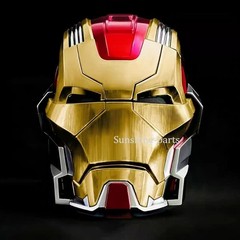 Iron Man Helmet MK17 Cosplay Mask Wearable 1:1 Voice Control Prop English Ver.