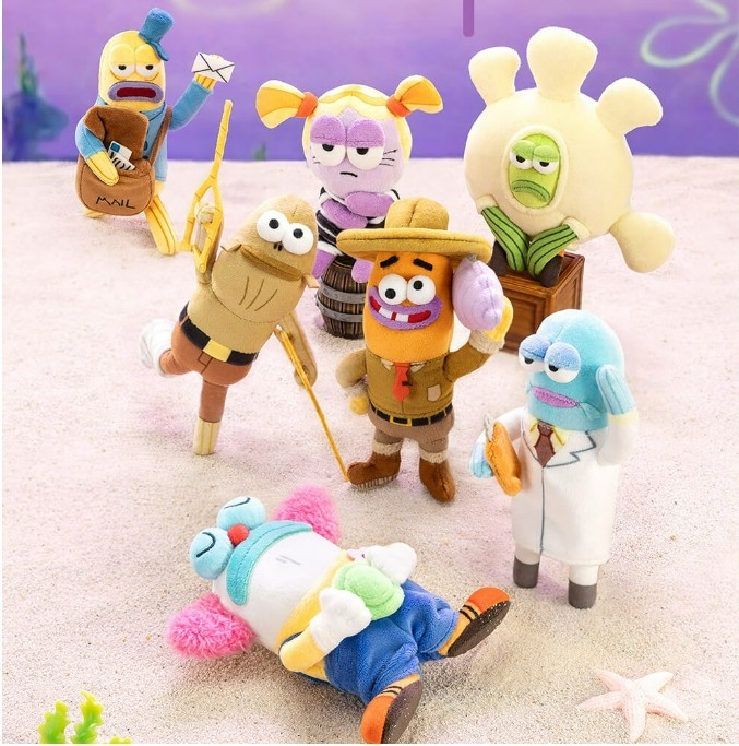 SpongeBob Bikini Bottom Buddies Series 2 Plush POP MART Complete Full Box Set 6p