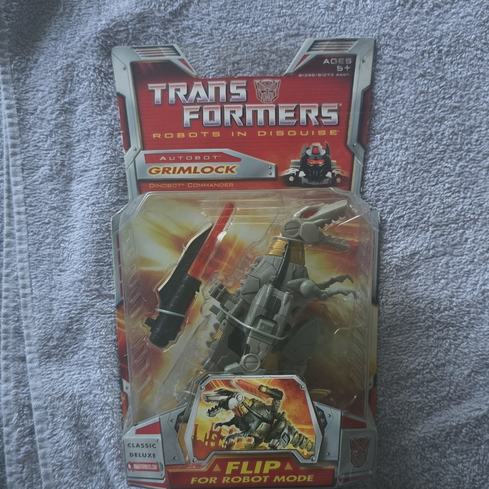 Transformers Deluxe Classic 6″ GRIMLOCK firing Missle launcher blaster 2006 MOC