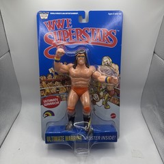 WWE LJN MATTEL SUPERSTARS ULTIMATE WARRIOR 8″ ACTION FIGURE BLUE CARD SHIPS NOW