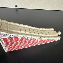 Britt Allcroft Vintage Thomas Wooden Bridge Tunnel Brick