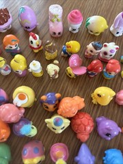 Large Lot Of Squinkies , Shopkins, Puzzle Eraser, Generic Squinkies 170? Pieces