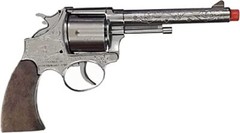 Jesse James Cap Gun Diecast Western Pistol Revolver Cowboy Prop Toy Set
