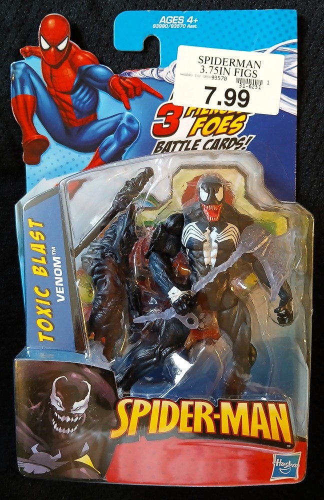 TOXIC BLAST VENOM(No Tongue)-SPIDER-MAN 1:18 2009 Hasbro Marvel Universe Legends