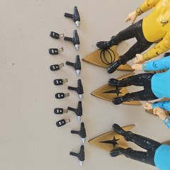 Star Trek Original Series 4.5″ Action Figures – inclucing weapons -Playmates. AB