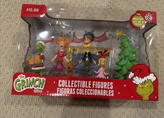 Dr Seuss’ The Grinch Who Stole Christmas 6 Piece Boxed Figurine Set Vinyl