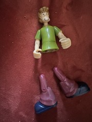 Scooby-Doo Action Figure Hanna-Barbera Thinkway Toys Scooby Shaggy Broken Parts