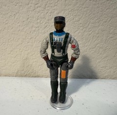 GI Joe 1990 Stretcher Medical Specialist Action Figure File Card Almost Complete