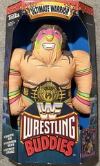 Tonka WWF Wrestling Buddies Ultimate Warrior Plush Toy 1990s Vintage New In Box
