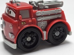 Disney Pixar Cars FISHER PRICE Little People Wheelies Red Fire Truck MATTEL