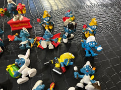 Vintage Smurf Figures PVC lot of 22 (s4)