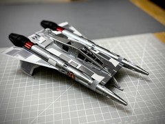 Buck Rogers Thunderfighter Starfighter Model 11in. (CHROME)