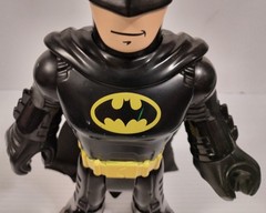 Mattel Imaginex 2019 Batman Black Yellow W/ Cape 10″ Loose Complete