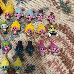 Trolls Band Together Mineez Hairrageous Glitter Common And Rare Bundle Lot of 27