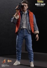 HOT TOYS MMS257 BACK TO THE FUTURE MARTY MCFLY 1/6 Like new Rare