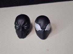 Whale Works WW03E Male Body Ash Limited Black (White Eye) Spider-Man/Venom Base
