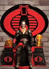 Gi joe 3d printed Throne for cobra commander,destro for 6 inch figures + podium