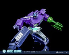 New Magic Square MS-02SG Optimus OP Purpe Shattered Glass version Mp scale