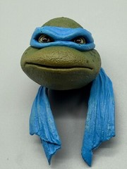 LEONARDO HEAD Ninja Turtles 2 Secret Ooze Accessory Set for 7″ TMNT NECA loose