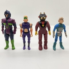 Vintage Action Figure Lot Of 4 Dino Riders Battletech Sky Commander Mixed Lot
