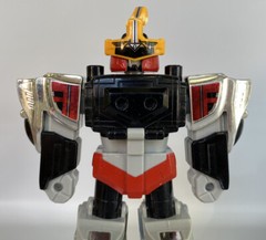 Power Rangers Time Force Shadow Force Red Megazord Zord 8” Figure AS-IS Broken