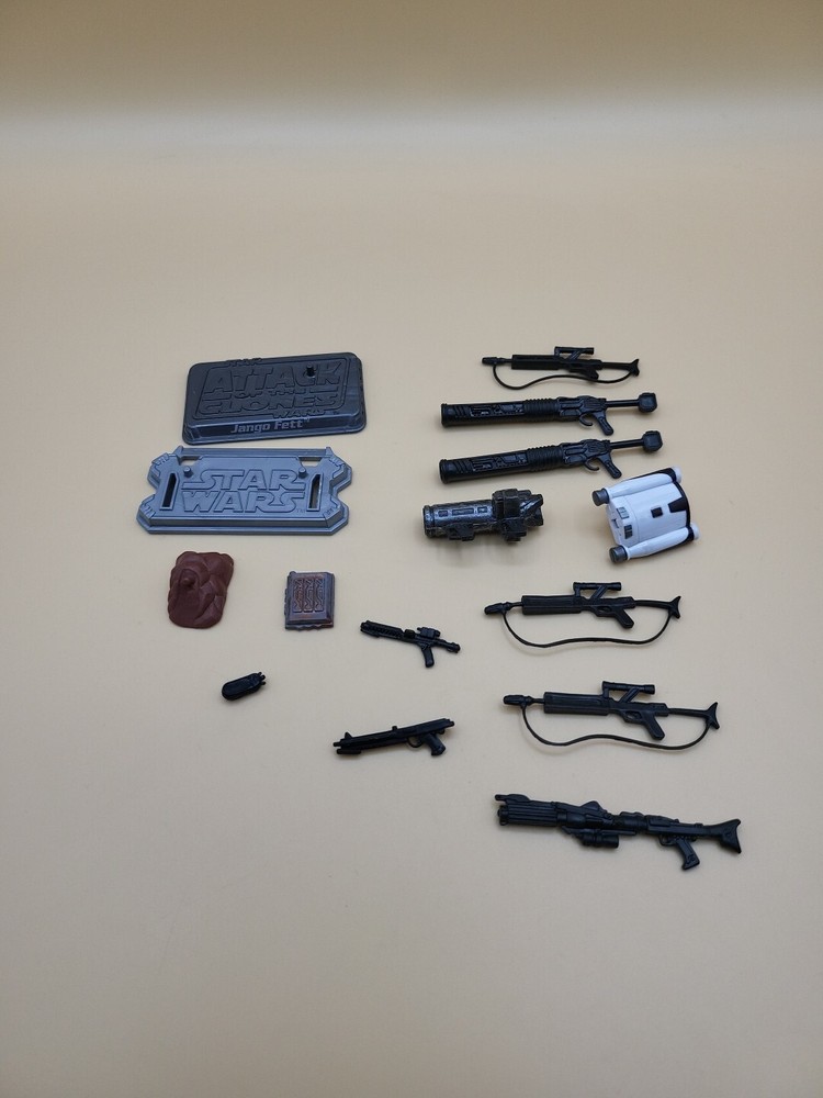 Star Wars Lot Of 15 Accessories Various Years And Types