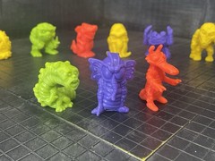 Bad eggz Bunch Authentic Original Hard Plastic lot Complete Set Of 24 Figures