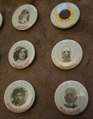 Star Wars Fan Club Pins-13 total fro 1977-78, Also 3 Star Wars Fan Club Patches!